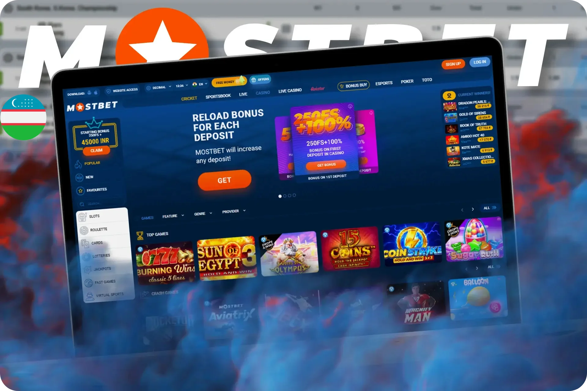 Mostbetning Casino Bo'limi
